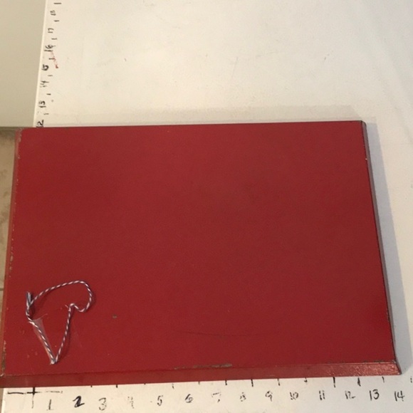 Unbranded VTG Hand Painted Red Tray Decorative Still Life Hand Painting Fruit - Picture 9 of 16